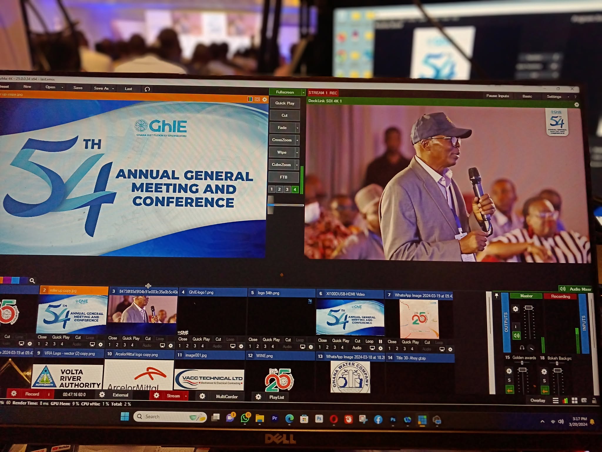 GhIE 54th AGM broadcast direction