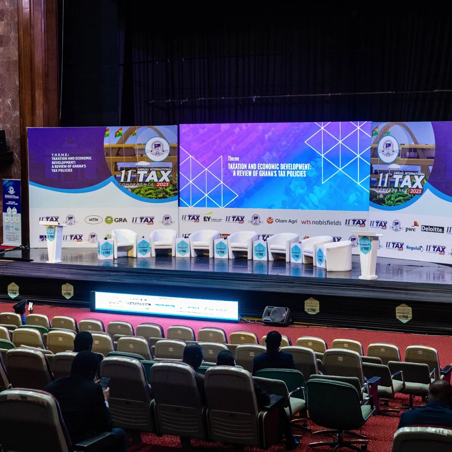 LED screen and stage design build