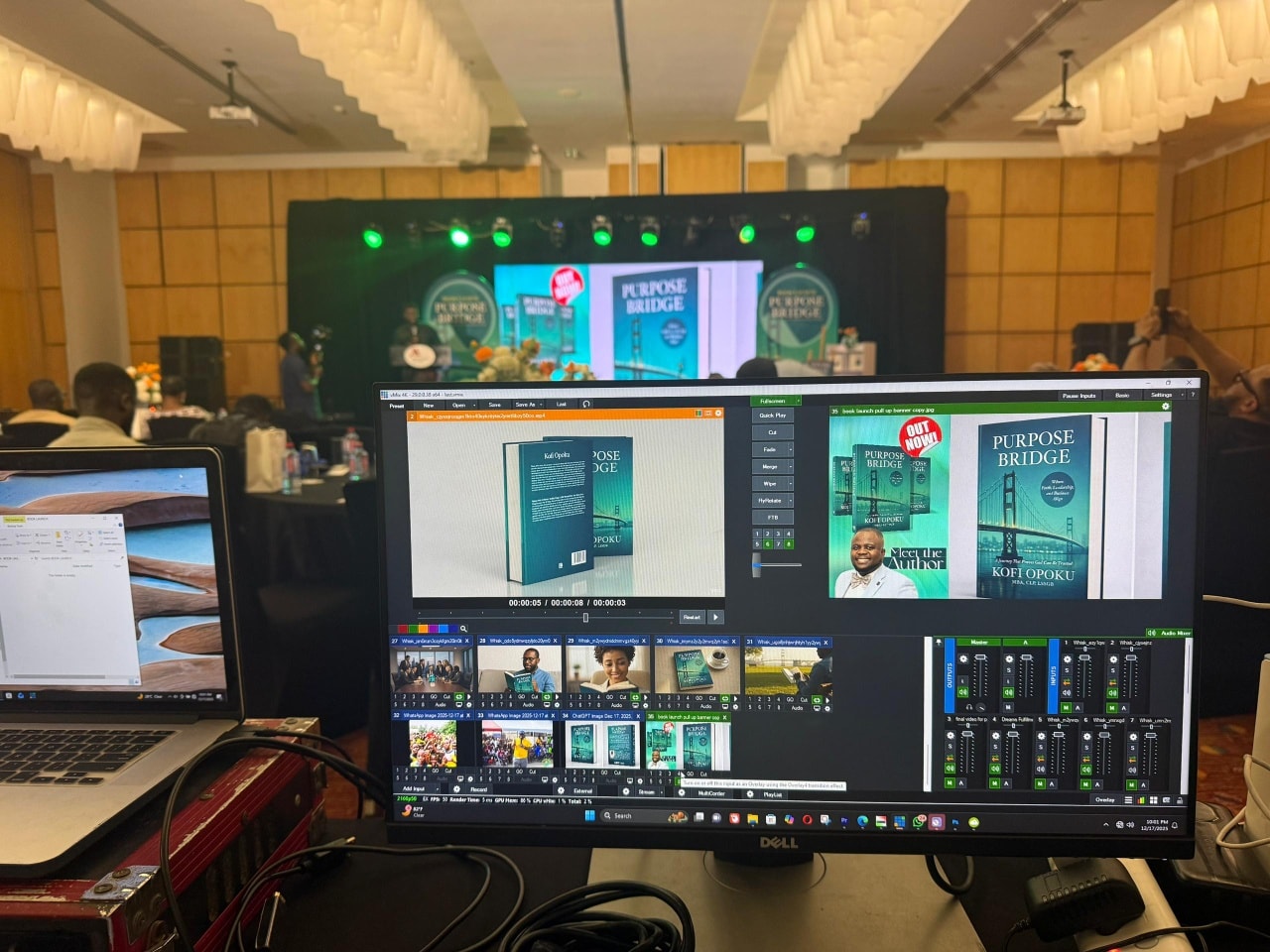 Multi-camera live stream setup